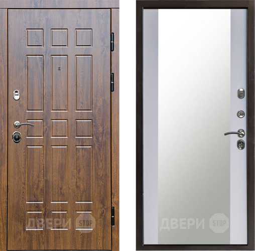 Дверь Престиж Стандарт Зеркало Белый софт в Луховицах