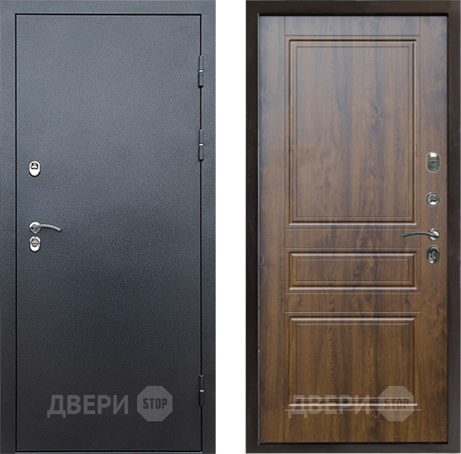 Входная металлическая Дверь Престиж TERMO с терморазрывом Снегирь Серебро Классика Дуб в Луховицах
