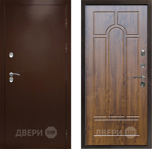 Дверь Престиж TERMO с терморазрывом Снегирь Медь Арка Дуб в Луховицах