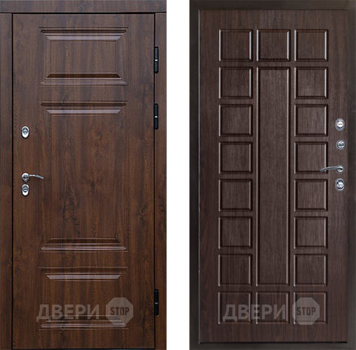 Входная металлическая Дверь Престиж TERMO с терморазрывом Премиум Орех Престиж Венге в Луховицах