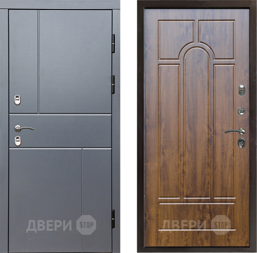 Дверь Престиж TERMO с терморазрывом Горизонт Грэй Арка Дуб в Луховицах
