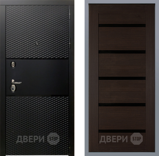 Дверь Заводские двери Тефлон СБ-1 орех тисненый в Луховицах