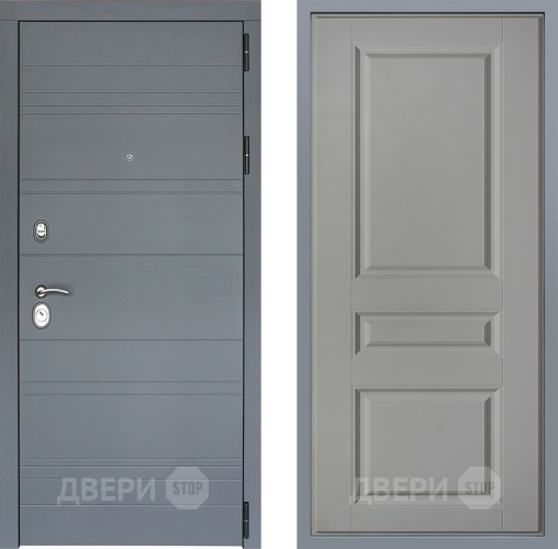 Дверь Заводские двери Лира Софт графит Стокгольм Грей софт в Луховицах