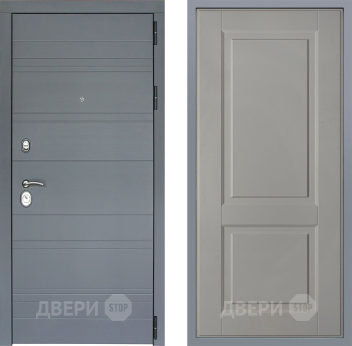 Дверь Заводские двери Лира Софт графит Доррен Грей софт в Луховицах