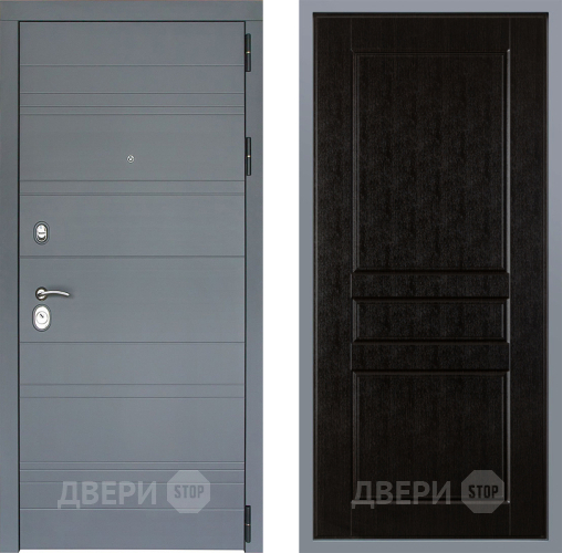 Дверь Заводские двери Лира Софт графит К-2 Венге в Луховицах