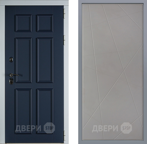 Дверь Заводские двери Стокгольм Флитта Грей софт в Луховицах