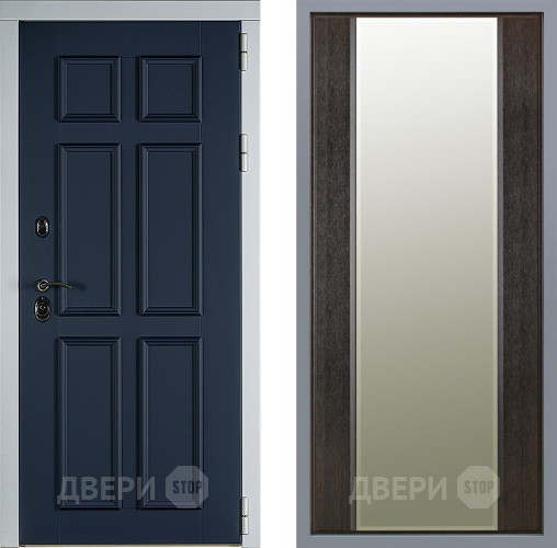 Дверь Заводские двери Стокгольм Зеркало Макси Венге в Луховицах