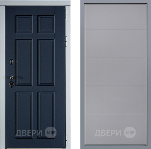 Дверь Заводские двери Стокгольм Тривия Грей софт в Луховицах