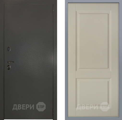 Дверь Заводские двери Эталон 3к антик серебро Доррен Шампань в Луховицах