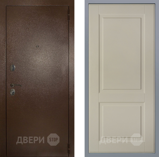 Дверь Заводские двери Эталон 3к антик медь Доррен Шампань в Луховицах