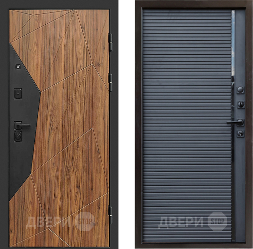 Входная металлическая Дверь Престиж Avangard Porte Черный кварц в Луховицах