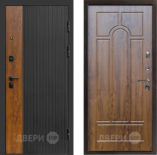Входная металлическая Дверь Престиж Prestizh Арка Дуб в Луховицах