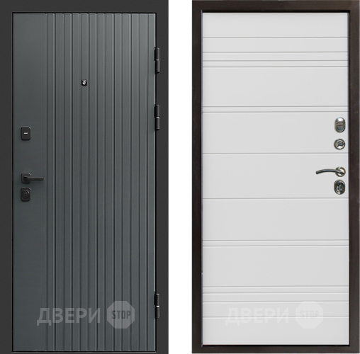 Входная металлическая Дверь Престиж Tvist Grey Line Белый в Луховицах