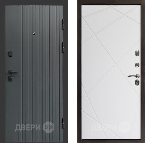 Дверь Престиж Tvist Grey Лучи Бетон белый в Луховицах