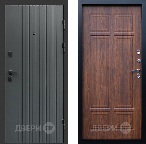 Дверь Престиж Tvist Grey Премиум Орех темный в Луховицах