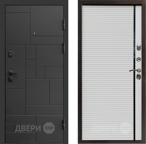 Входная металлическая Дверь Престиж Kvadro Porte Белый в Луховицах