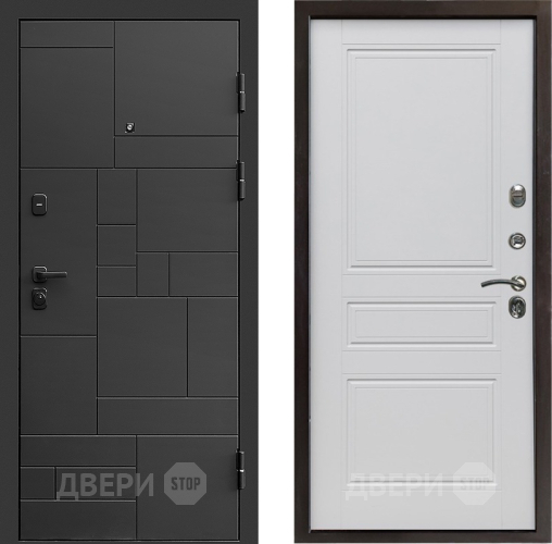Дверь Престиж Kvadro Классика Белый матовый в Луховицах