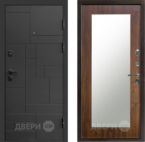 Дверь Престиж Kvadro Зеркло Пастораль Дуб в Луховицах