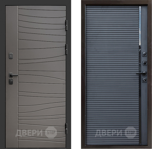 Входная металлическая Дверь Престиж Siciliya Porte Черный кварц в Луховицах