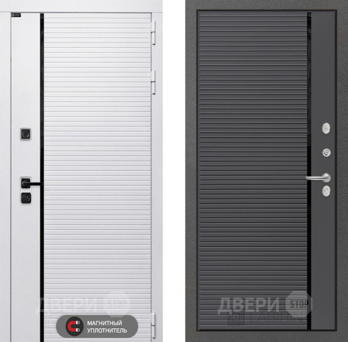 Дверь Лабиринт (LABIRINT) Royal 22 Графит софт в Луховицах