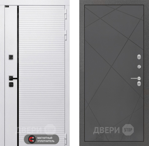 Дверь Лабиринт (LABIRINT) Royal 24 Графит софт в Луховицах