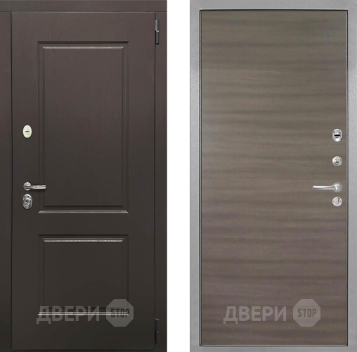 Входная металлическая Дверь Интекрон (INTECRON) Кампо Гладкая Дуб тоскано поперечный в Луховицах