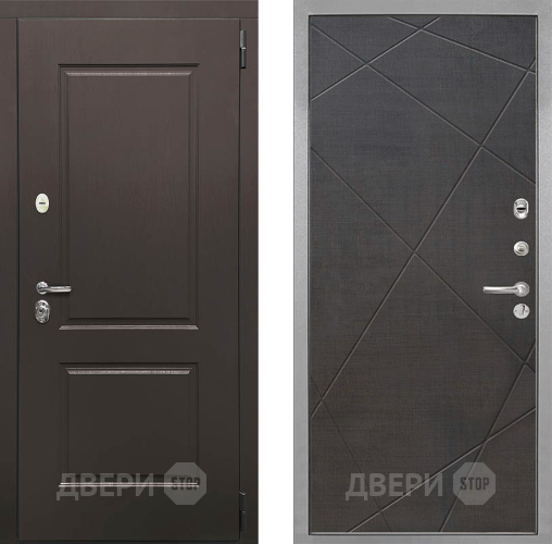 Дверь Интекрон (INTECRON) Кампо Лучи-М Венге распил кофе в Луховицах