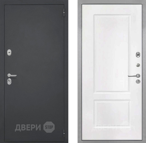 Входная металлическая Дверь Интекрон (INTECRON) Гектор КВ-2 Белый матовый в Луховицах