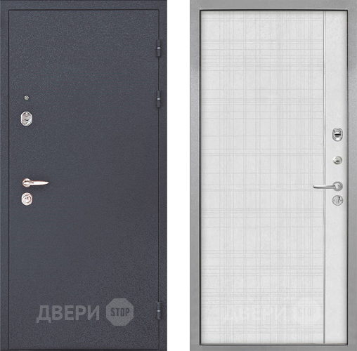 Входная металлическая Дверь Интекрон (INTECRON) Колизей В-07 с молдингом Лофт белый в Луховицах