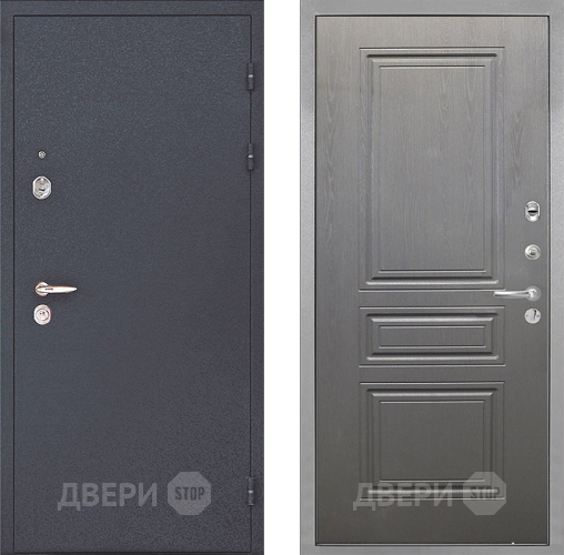 Дверь Интекрон (INTECRON) Колизей ФЛ-243 Графит вуд дуб в Луховицах