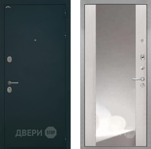 Входная металлическая Дверь Интекрон (INTECRON) Греция ФЛЗ-516 Зеркало Сосна белая в Луховицах