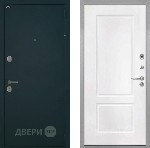 Входная металлическая Дверь Интекрон (INTECRON) Греция КВ-2 Белый матовый в Луховицах