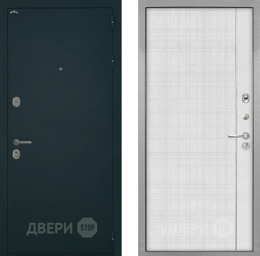 Дверь Интекрон (INTECRON) Греция В-07 с молдингом Лофт белый в Луховицах