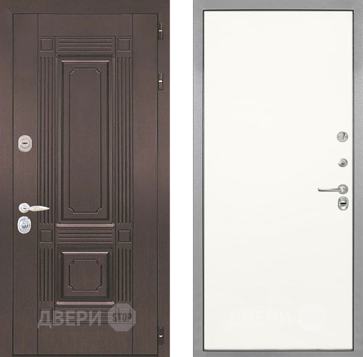 Входная металлическая Дверь Интекрон (INTECRON) Италия Гладкая Слоновая кость в Луховицах