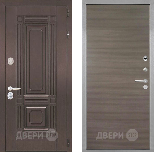Входная металлическая Дверь Интекрон (INTECRON) Италия Гладкая Дуб тоскано поперечный в Луховицах