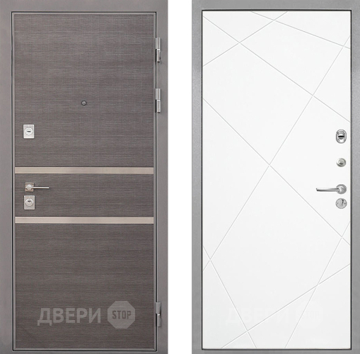 Дверь Интекрон (INTECRON) Неаполь Лучи-М Софт милк в Луховицах