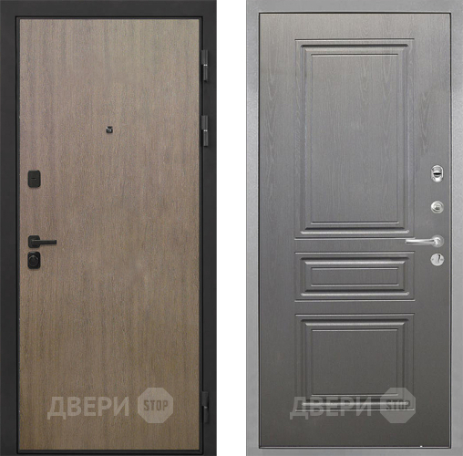 Входная металлическая Дверь Интекрон (INTECRON) Профит Black Венге Коричневый ФЛ-243 Графит вуд дуб в Луховицах