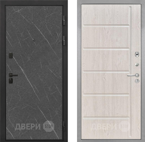 Дверь Интекрон (INTECRON) Профит Black Гранит Лава Оникс ФЛ-102 Сосна белая в Луховицах