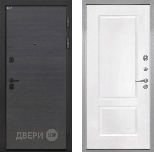 Дверь Интекрон (INTECRON) Профит Black Эковенге КВ-2 Белый матовый в Луховицах