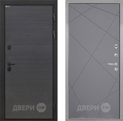 Дверь Интекрон (INTECRON) Профит Black Эковенге Лучи-М Графит софт в Луховицах