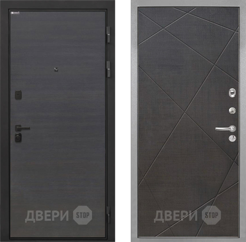 Дверь Интекрон (INTECRON) Профит Black Эковенге Лучи-М Венге распил кофе в Луховицах