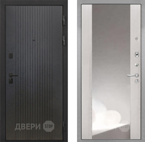 Дверь Интекрон (INTECRON) Профит Black ФЛ-295 ФЛЗ-516 Зеркало Сосна белая в Луховицах
