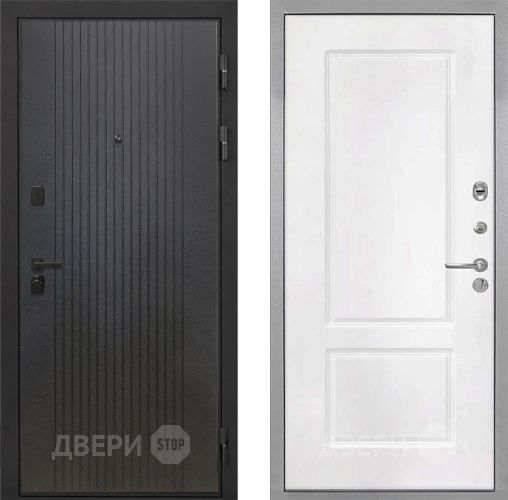 Дверь Интекрон (INTECRON) Профит Black ФЛ-295 КВ-2 Белый матовый в Луховицах