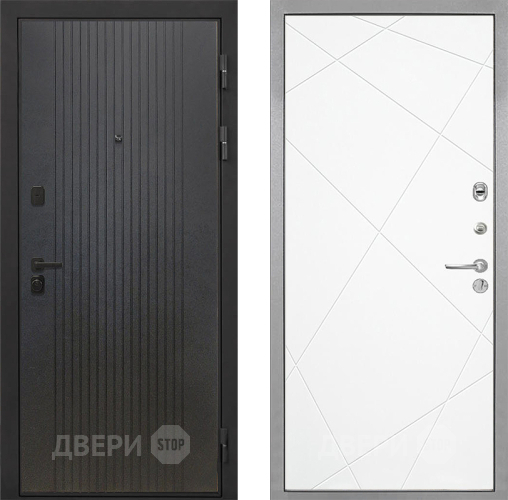 Дверь Интекрон (INTECRON) Профит Black ФЛ-295 Лучи-М Софт милк в Луховицах