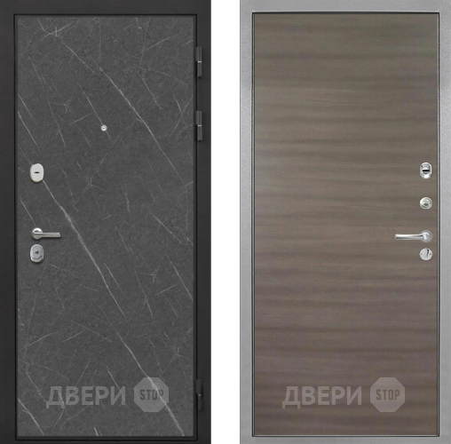 Входная металлическая Дверь Интекрон (INTECRON) Гектор Гранит Лава Оникс Гладкая Дуб тоскано поперечный в Луховицах