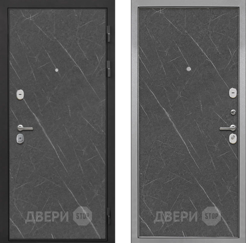 Входная металлическая Дверь Интекрон (INTECRON) Гектор Гранит Лава Оникс Гладкая Гранит лава оникс в Луховицах