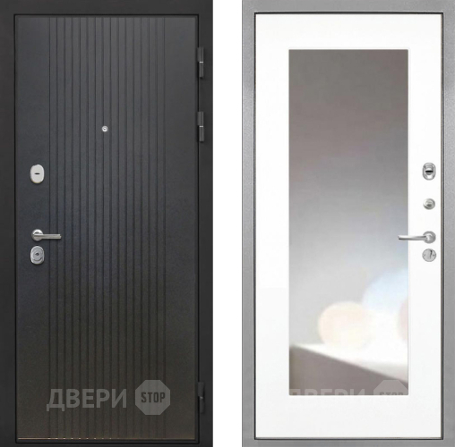Дверь Интекрон (INTECRON) Гектор ФЛ-295 ФЛЗ-120-М Зеркало Белый матовый в Луховицах