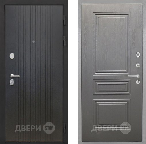 Входная металлическая Дверь Интекрон (INTECRON) Гектор ФЛ-295 ФЛ-243 Графит вуд дуб в Луховицах