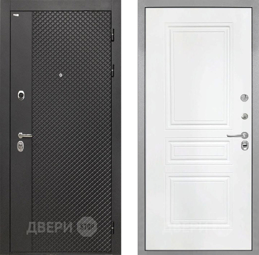 Дверь Интекрон (INTECRON) Олимпия Black 4К ФЛ-243 Белый матовый в Луховицах
