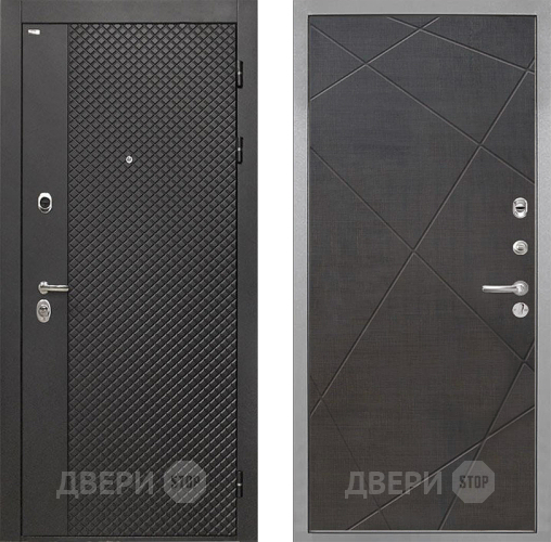 Входная металлическая Дверь Интекрон (INTECRON) Олимпия Black 4К Лучи-М Венге распил кофе в Луховицах